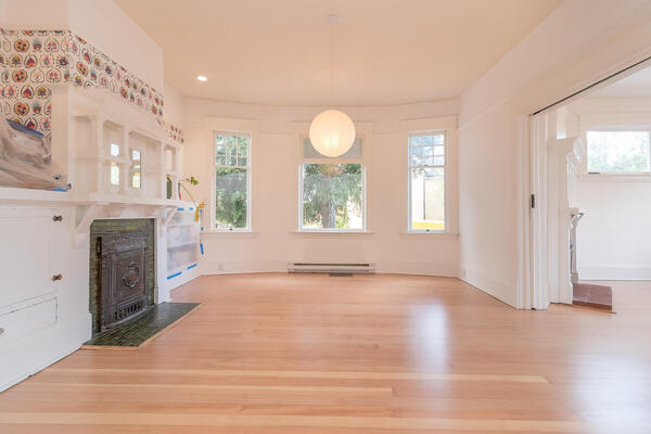 Refinished Hardwood Floor