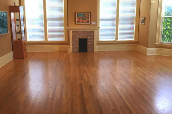 Hardwood floor refinishing - After