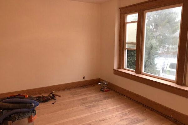 Fir wood floors - Master Bedroom Before