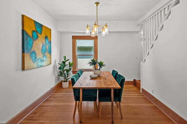 Fir wood floors - Dining Room After